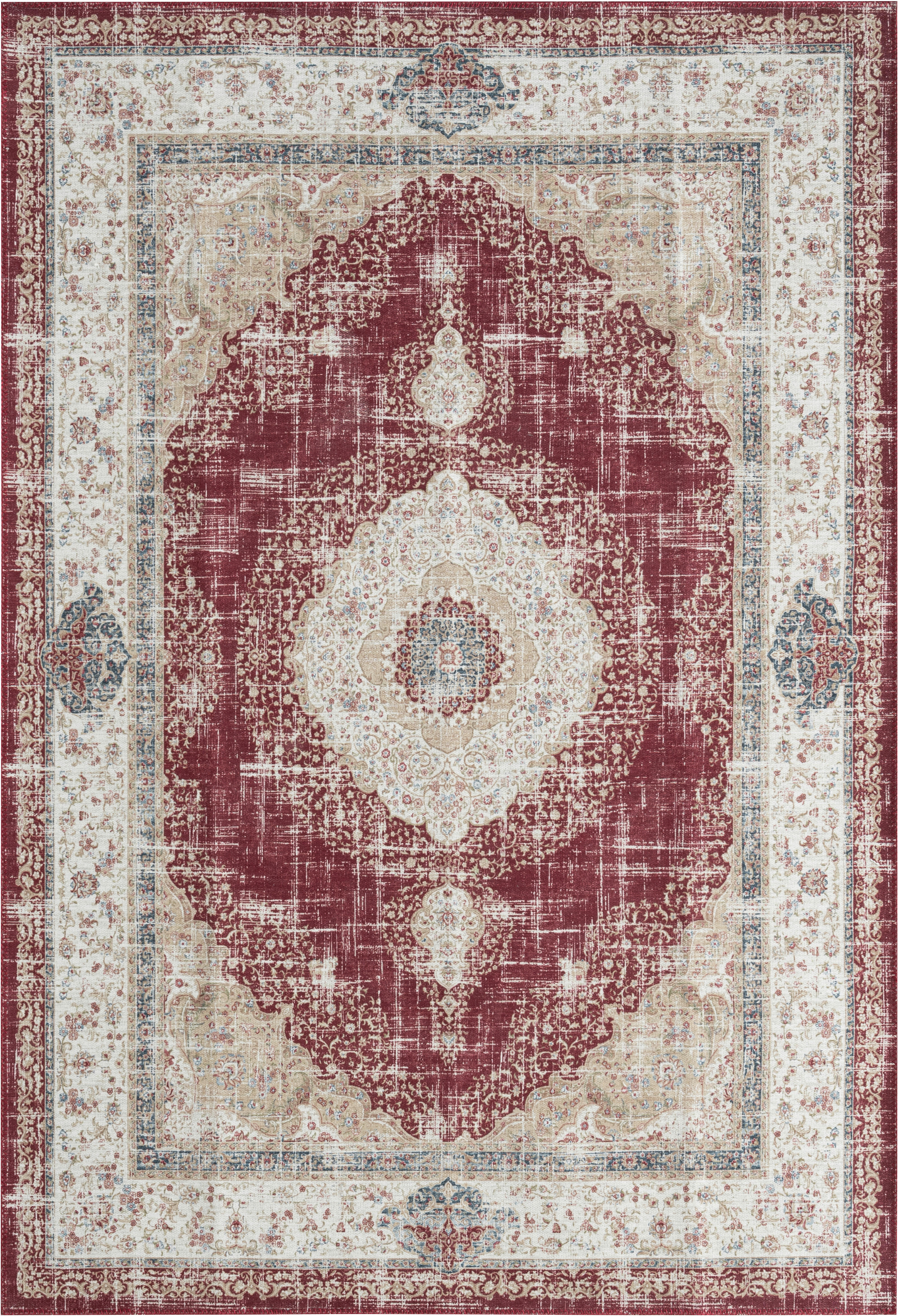 Teppich Edessa rot B/L: ca. 120x170 cm günstig online kaufen