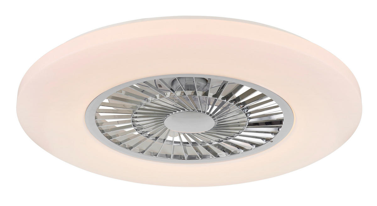 GLOBO LED-Deckenventilator ALVA 03649C Opal weiß H/D: ca. 15,4x59,5 cm max. 40 W ALVA - weiß/Opal (59,50/15,40cm) - GLOBO