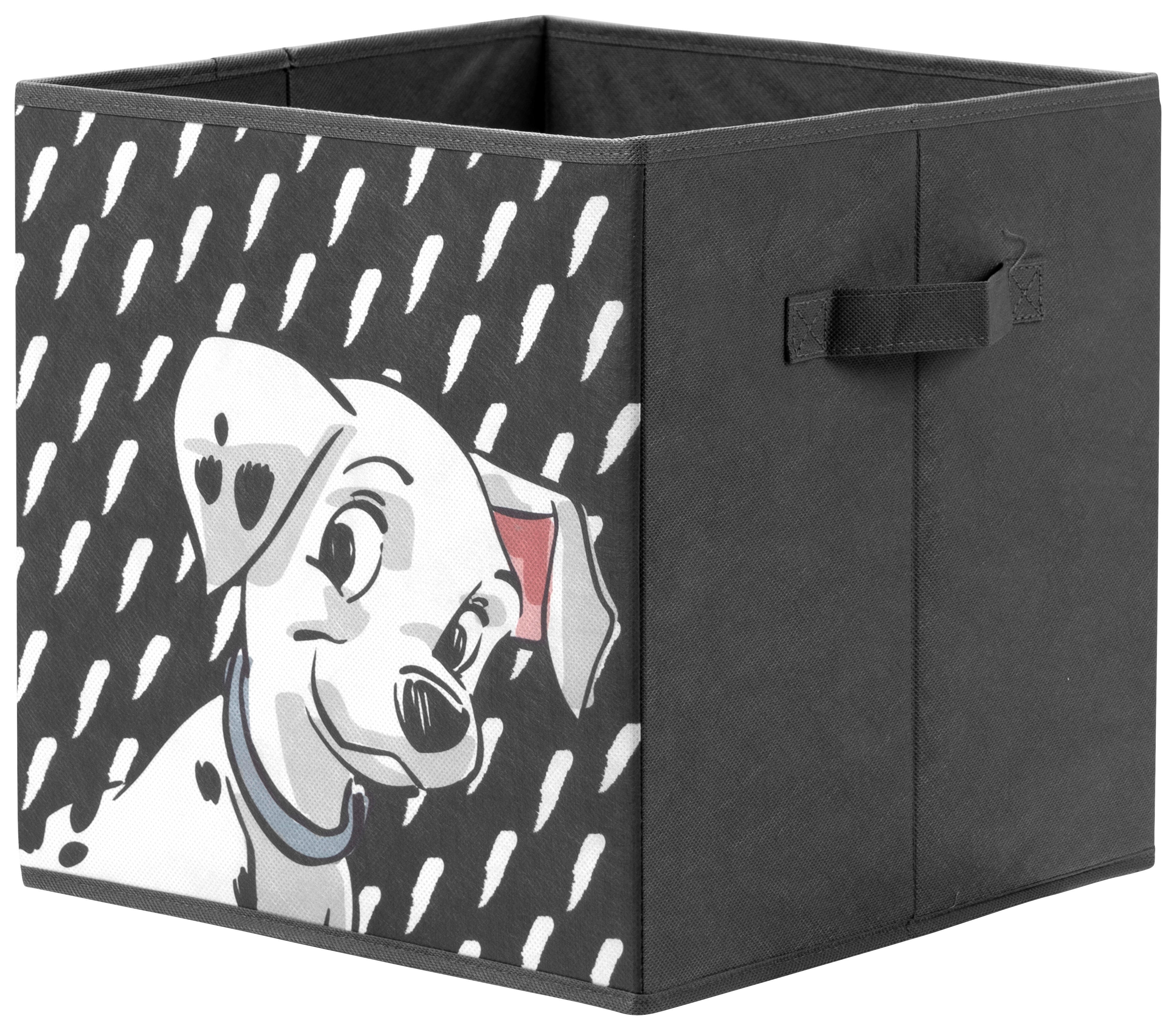 Stoffbox Dalmatiner anthrazit B/H/T: ca. 32x32x32 cm Dalmatiner - anthrazit (32,00/32,00/32,00cm)