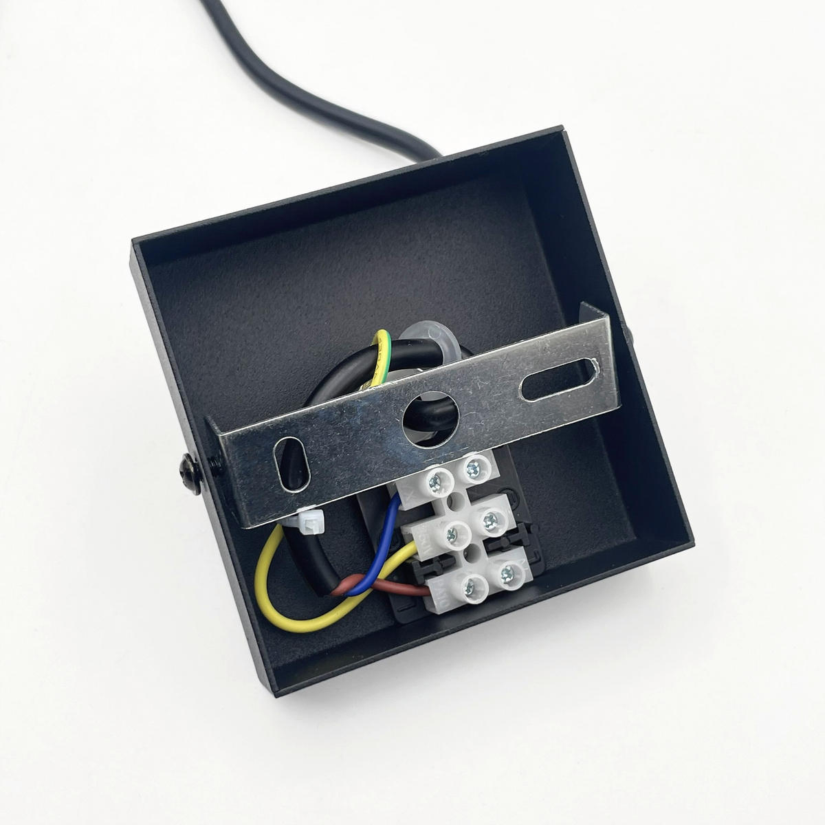 Lamkur Strahler schwarz Stahl B/H/L: ca. 6,5x118x6,5 cm 1 Brennstellen Prisma - schwarz (6,50/6,50/118,00cm) - Lamkur