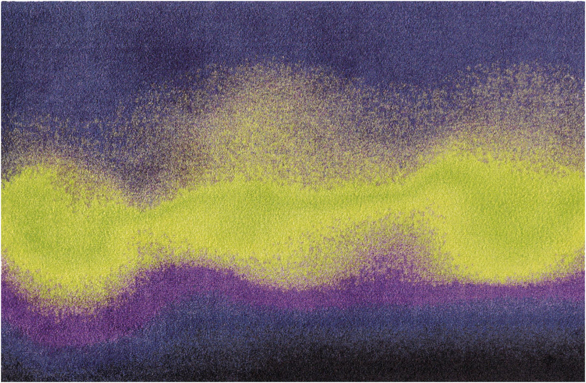 Arte Espina Kurzflorteppich Living Mat 28 gelb B/L: ca. 64x168 cm Living Mat 28 - gelb/violett (64,00/168,00cm) - Arte Espina