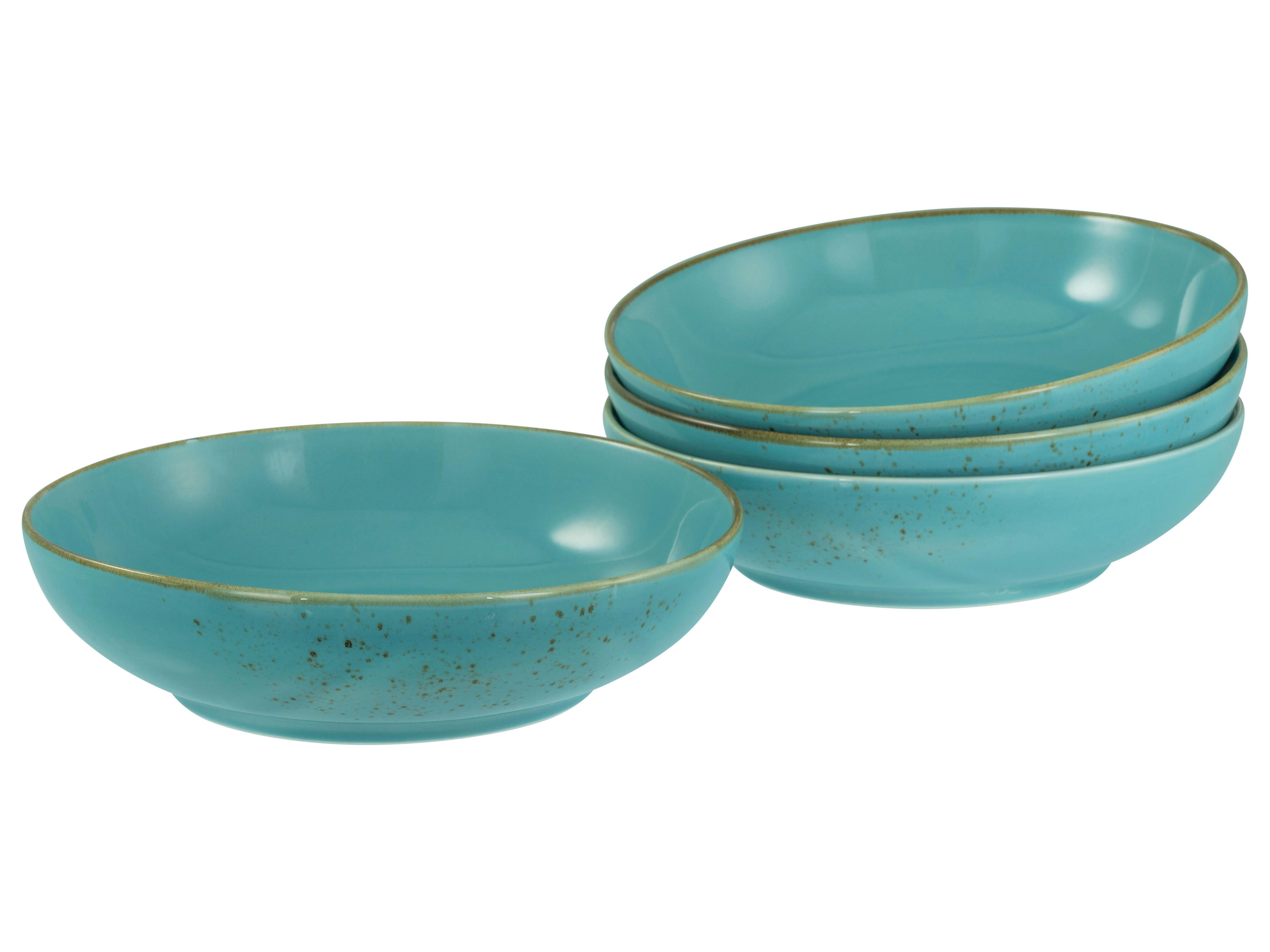 CreaTable Schüssel-Set Nature Collection Water blau Steinzeug Nature Collection Water - blau - CreaTable