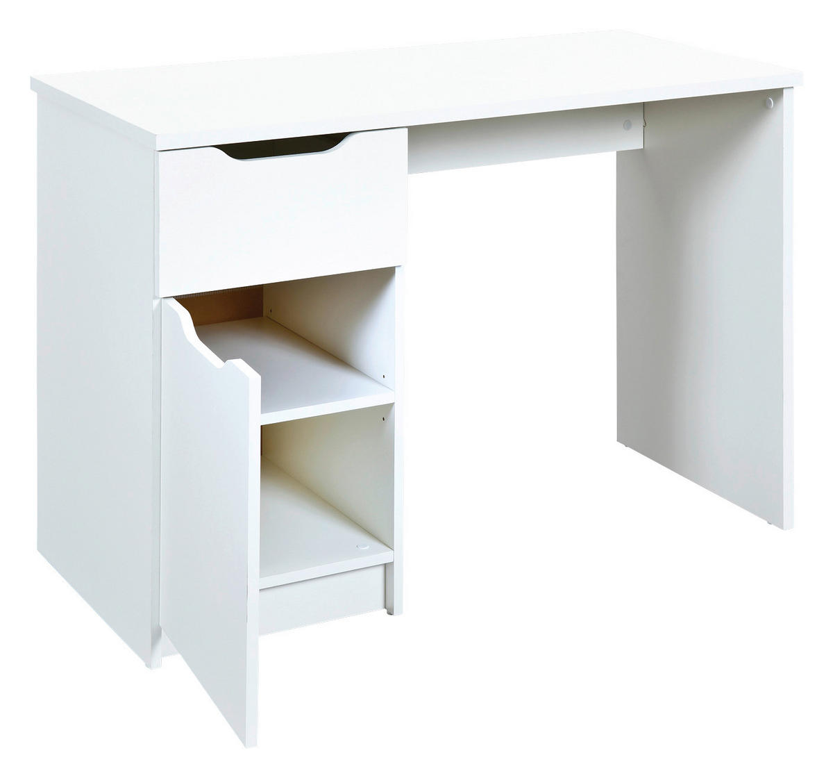 Schreibtisch WESTPHALEN weiß B/H/T: ca. 115x76x55 cm WESTPHALEN - weiß (115,00/76,00/55,00cm) - Inter Link