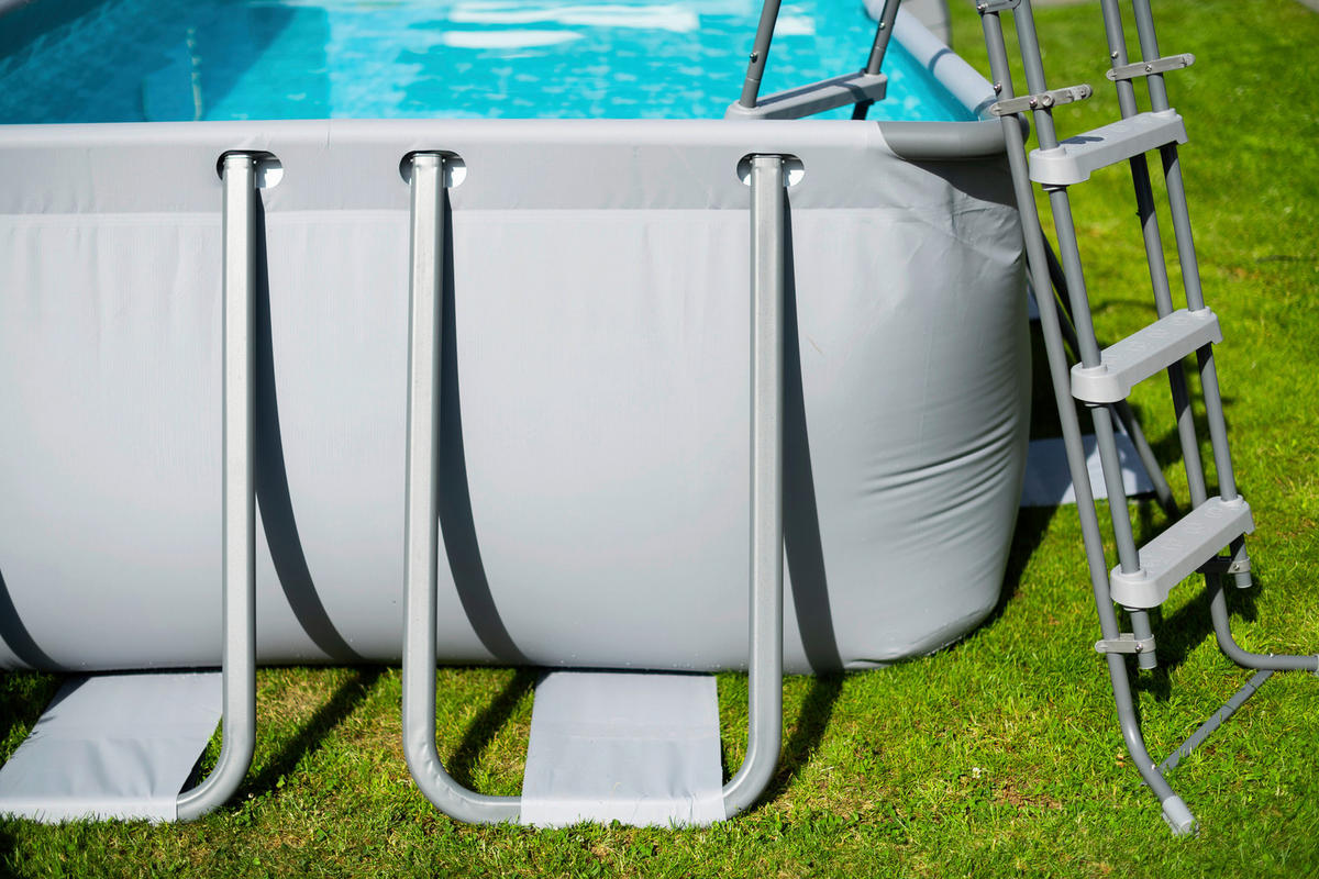 Summer Waves Poolset Elite B/H/L: ca. 200x100x400 cm Elite - grau (400,00/200,00/100,00cm) - Summer Waves