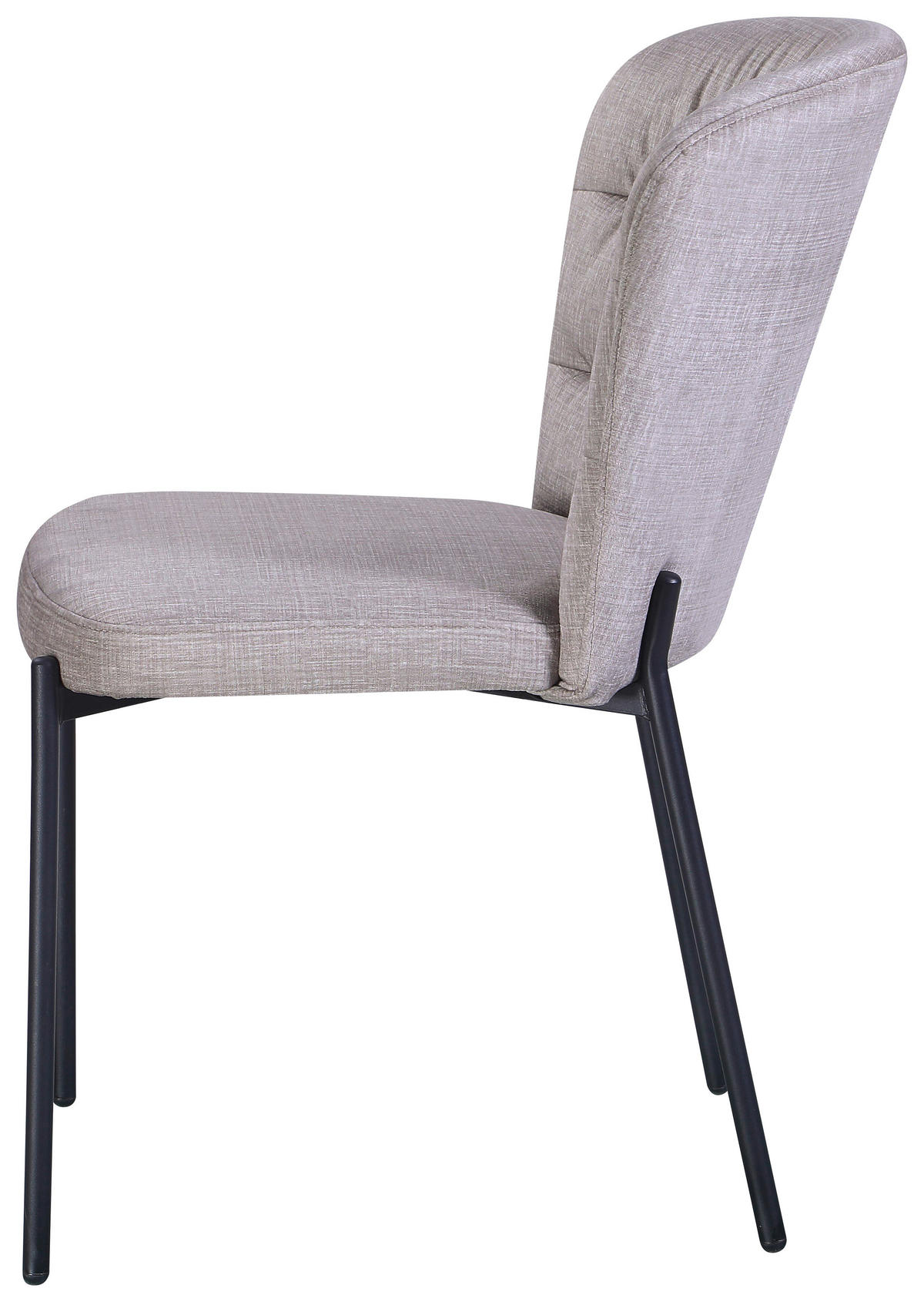 Stuhl Dora beige Velourstoff Dora - beige