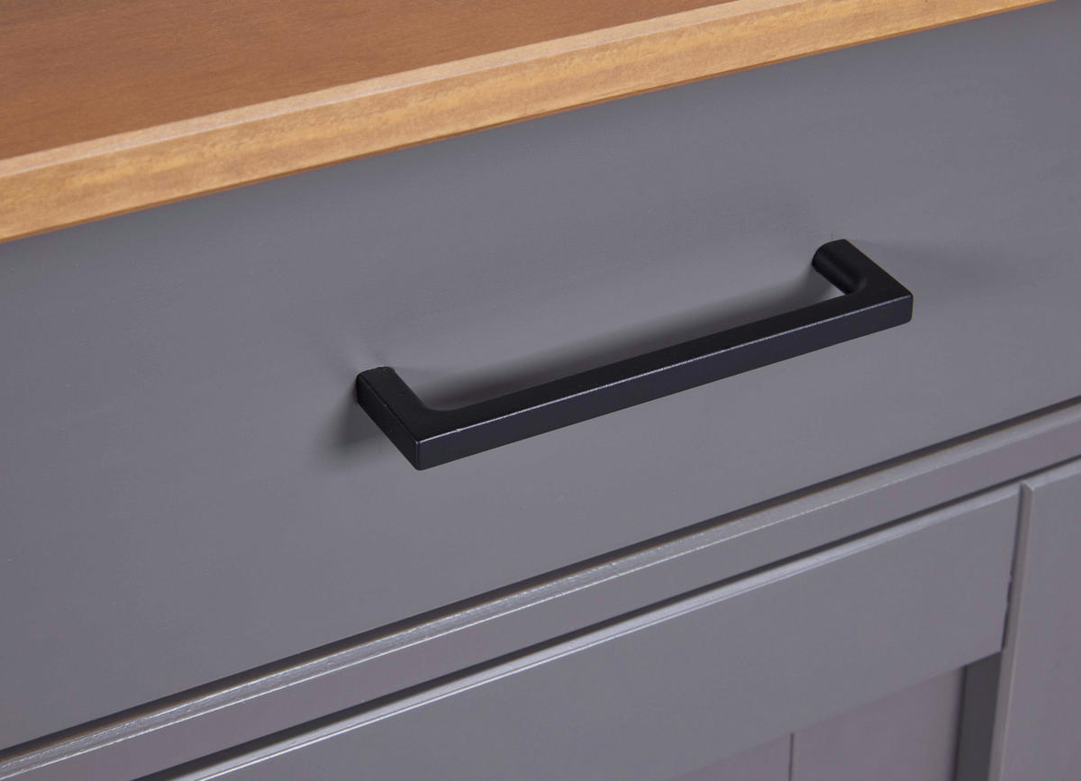 Kommode Forenzo grau lackiert B/H/L: ca. 45x86x131 cm Forenzo - grau (131,00/45,00/86,00cm) - Inter Link