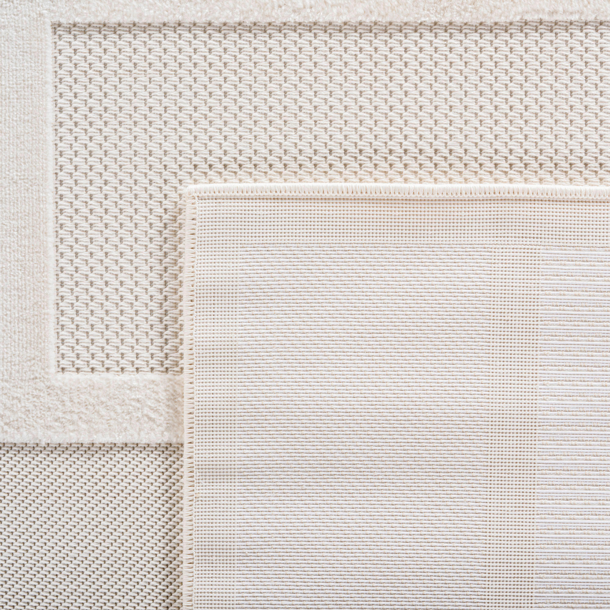 Thumbnail - Ayyildiz Kurzflorteppich DOHA creme B/L: ca. 140x200 cm