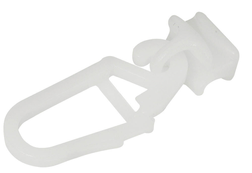 Rollring für U-Laufschiene Gleiter_25erPack - weiß - ondeco