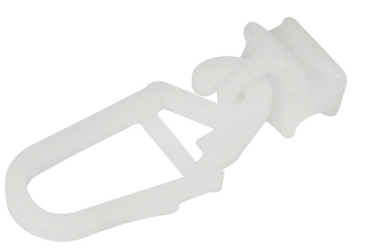 Rollring für U-Laufschiene Gleiter_25erPack - weiß - ondeco