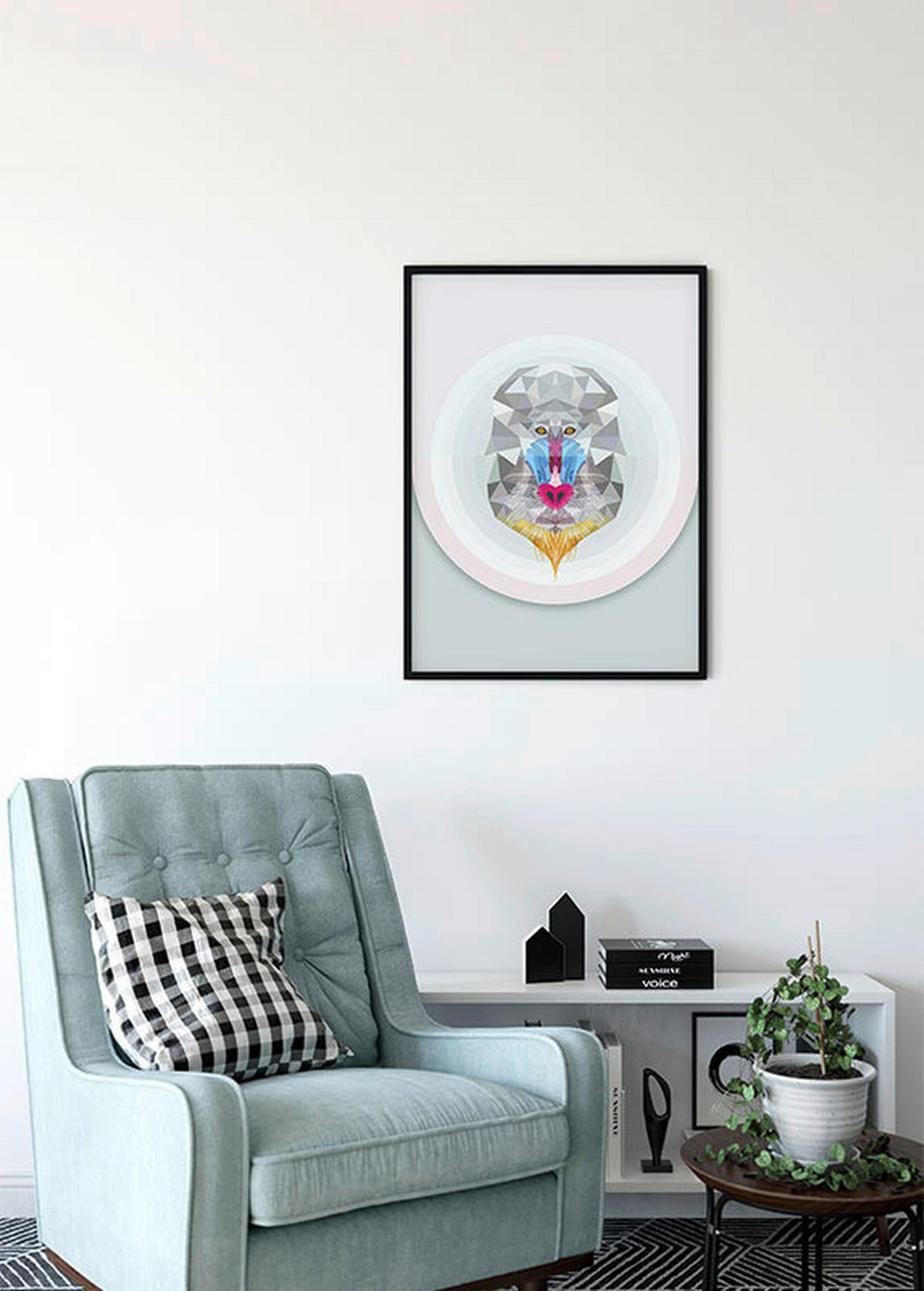Komar Poster Baboon Tiere B/L: ca. 30x40 cm Baboon - (30,00/40,00cm) - Komar