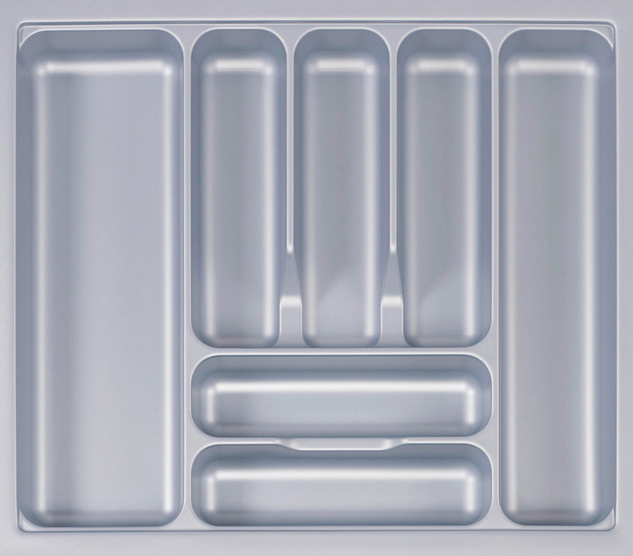 Westermann Besteckeinsatz Trend 2N 60 grau Kunststoff B/H/T: ca. 52x5,2x47,3 cm Trend 2N 60 - grau (52,00/5,20/47,30cm) - Westermann