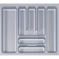 Westermann Besteckeinsatz Trend 2N 60 grau Kunststoff B/H/T: ca. 52x5,2x47,3 cm Trend 2N 60 - grau (52,00/5,20/47,30cm) - Westermann