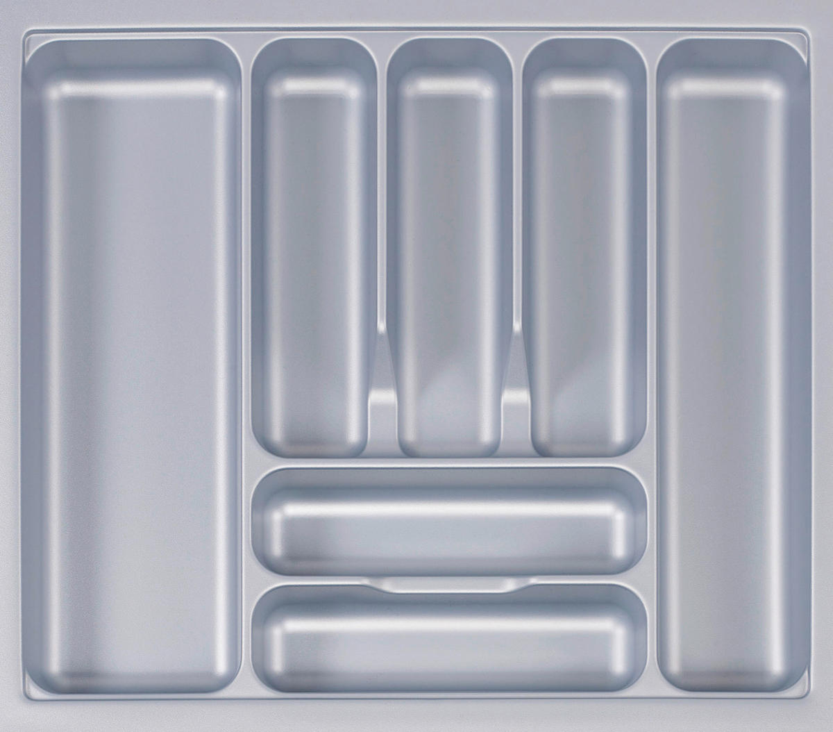 Westermann Besteckeinsatz Trend 2N 60 grau Kunststoff B/H/T: ca. 52x5,2x47,3 cm Trend 2N 60 - grau (52,00/5,20/47,30cm) - Westermann