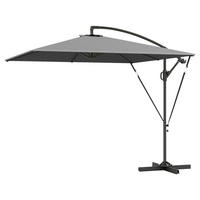 Outsunny Ampelschirm grau Polyester B/H/L: ca. 250x235x295 cm Ampelschirm - grau (295,00/250,00/235,00cm) - Outsunny