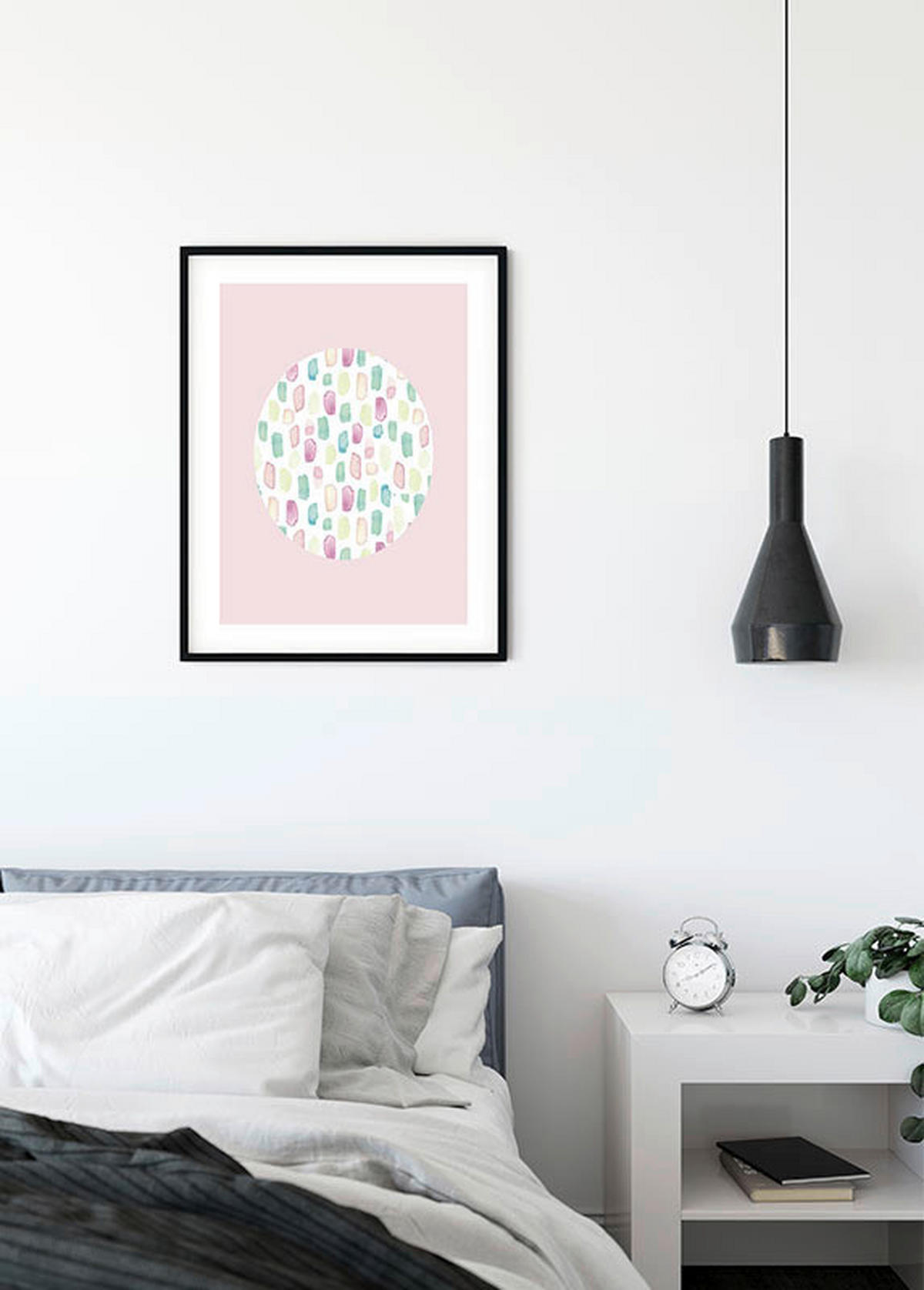 Komar Poster Shelly Patterns Rose Muscheln B/L: ca. 40x50 cm Shelly Patterns Rose - (40,00/50,00cm) - Komar
