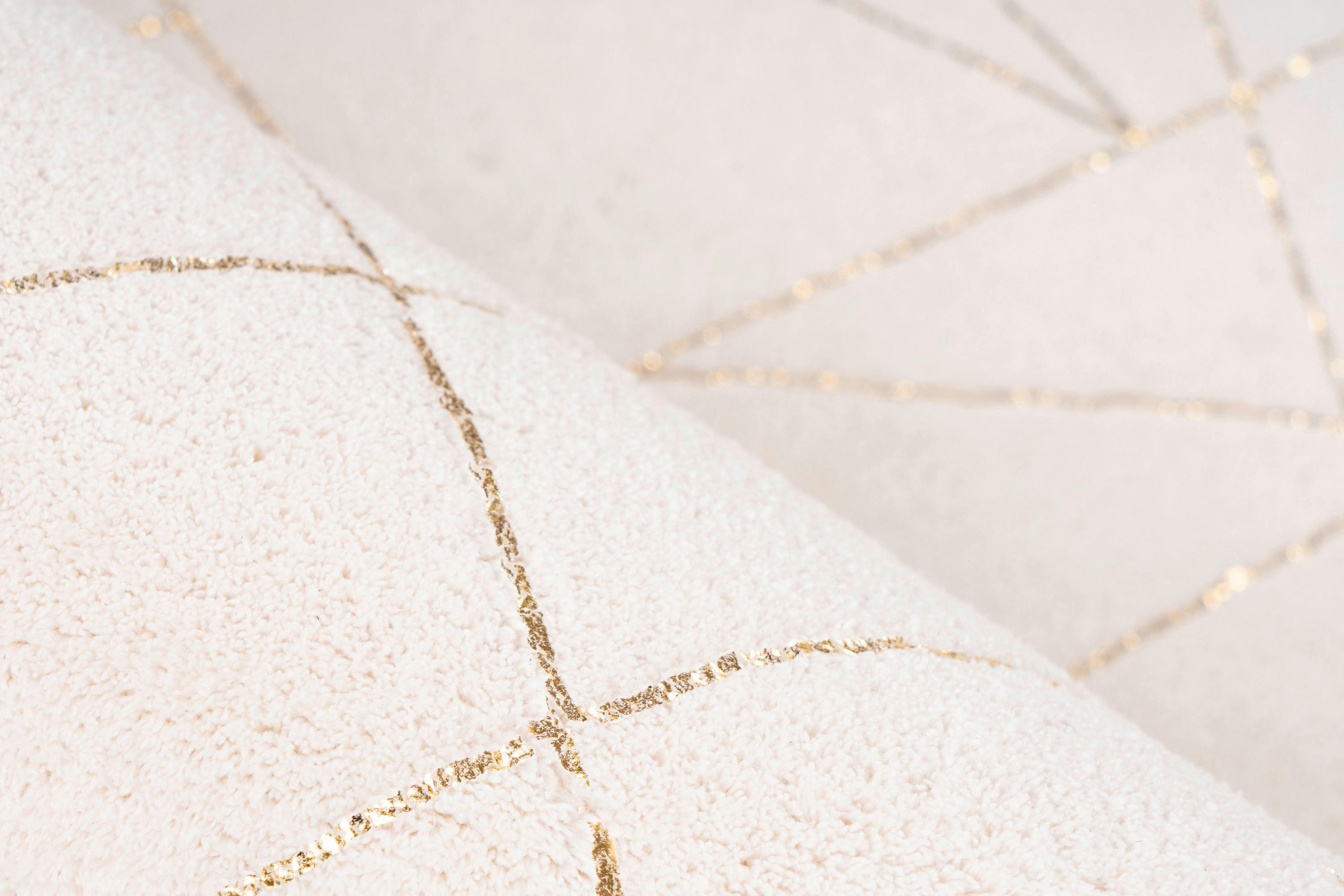 360Living Teppich Bijou creme B/L: ca. 80x150 cm Bijou - gold/creme (80,00/150,00cm) - 360Living