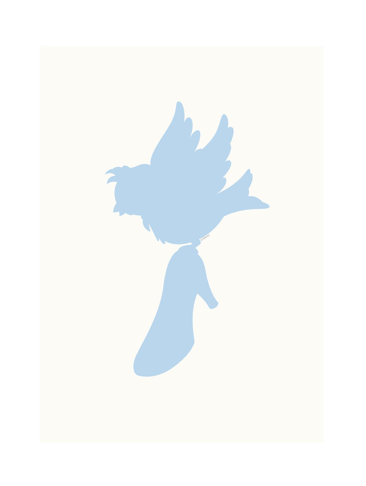 Komar Poster Cinderella Bird Disney B/L: ca. 30x40 cm Cinderella Bird - (30,00/40,00cm) - Komar