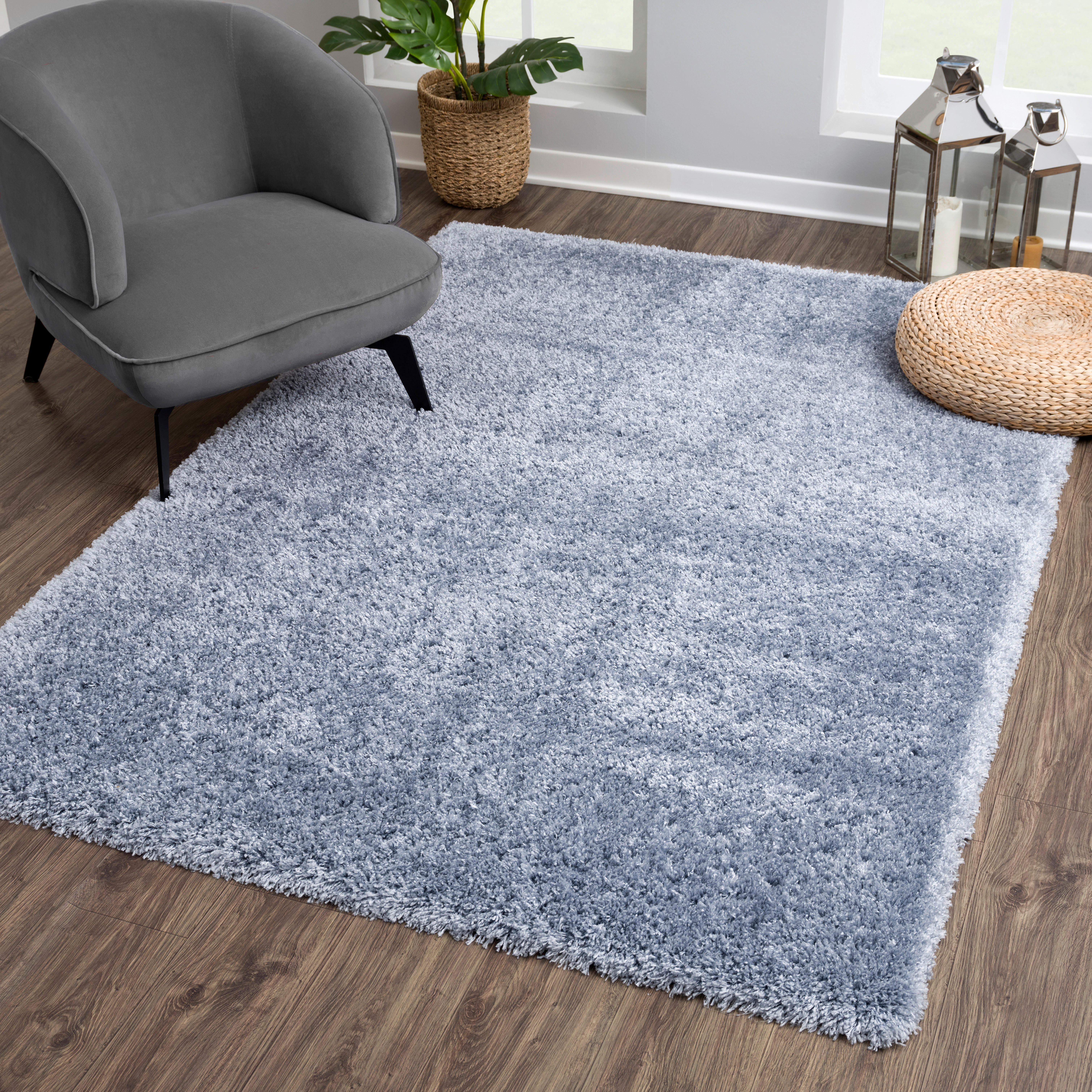 Sanat Teppich Porto blau B/L: ca. 80x150 cm Porto - blau (80,00/150,00cm) - Sanat