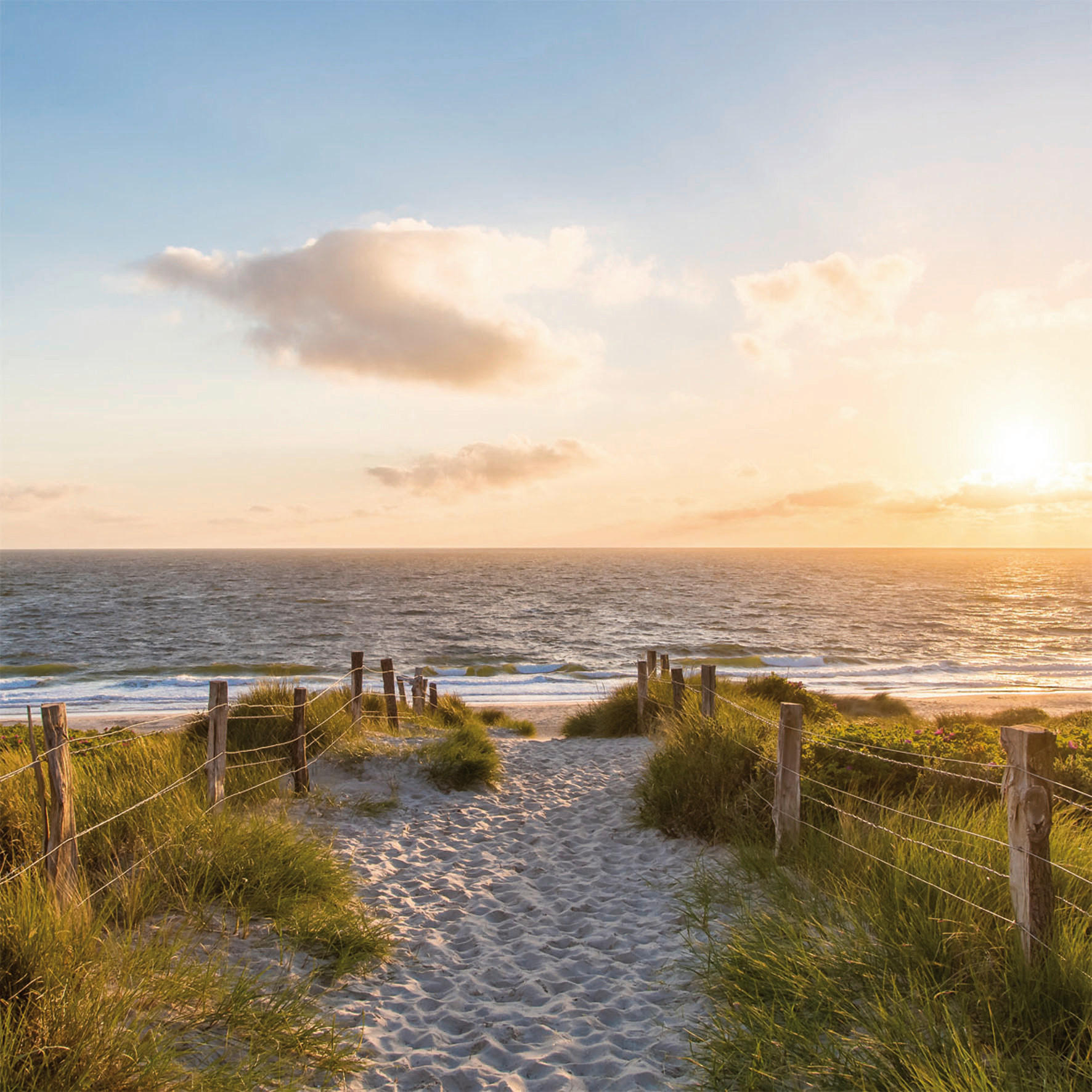 Bönninghoff Keilrahmenbild Strand B/L: ca. 35x35 cm Keilrahmenbild 35x35cm - (35,00/35,00cm) - Bönninghoff