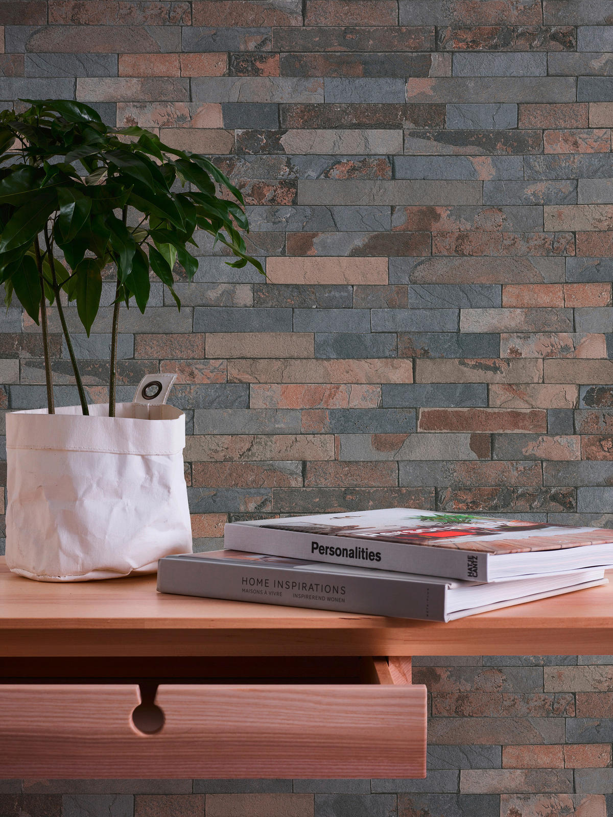 A.S.Creation Vliestapete Best of Wood`n Stone 2nd Edition Steine grau braun B/L: ca. 53x1005 cm Best of Wood`n Stone 2nd Edition - braun/grau (53,00/1005,00cm) - A.S.Creation