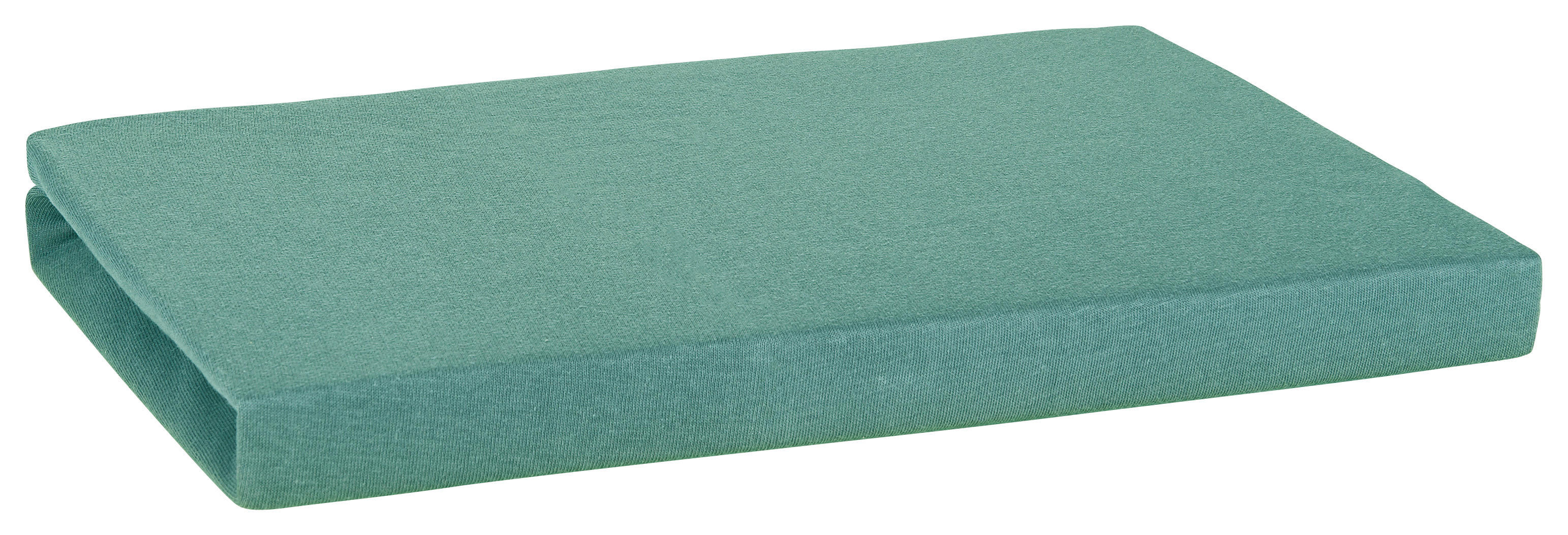 Jersey Spannbetttuch Spannbetttuch-Jersey 100x200cm - grün (100,00/200,00cm) - Elegance