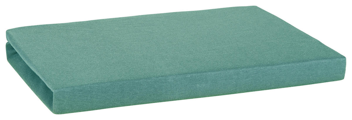 Jersey Spannbetttuch Spannbetttuch_Jersey 100x200cm - grün (100,00/200,00cm) - Elegance