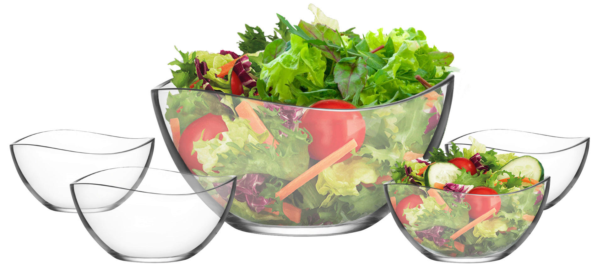 Kompottsatzset klar Glas Kompottsatzset_Malaga_5tlg. - klar