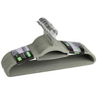 Kesper Kleiderbügel 25tlg. grau Kunststoff Kleiderbügel_25tlg. - grau (45,00cm) - Kesper