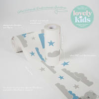 A.S.Creation Bordüre blau grau B/H/D: ca. 15,5x500x5,7 cm Bordüre_selbstklebend - blau/grau (5,70/500,00cm) - A.S.Creation