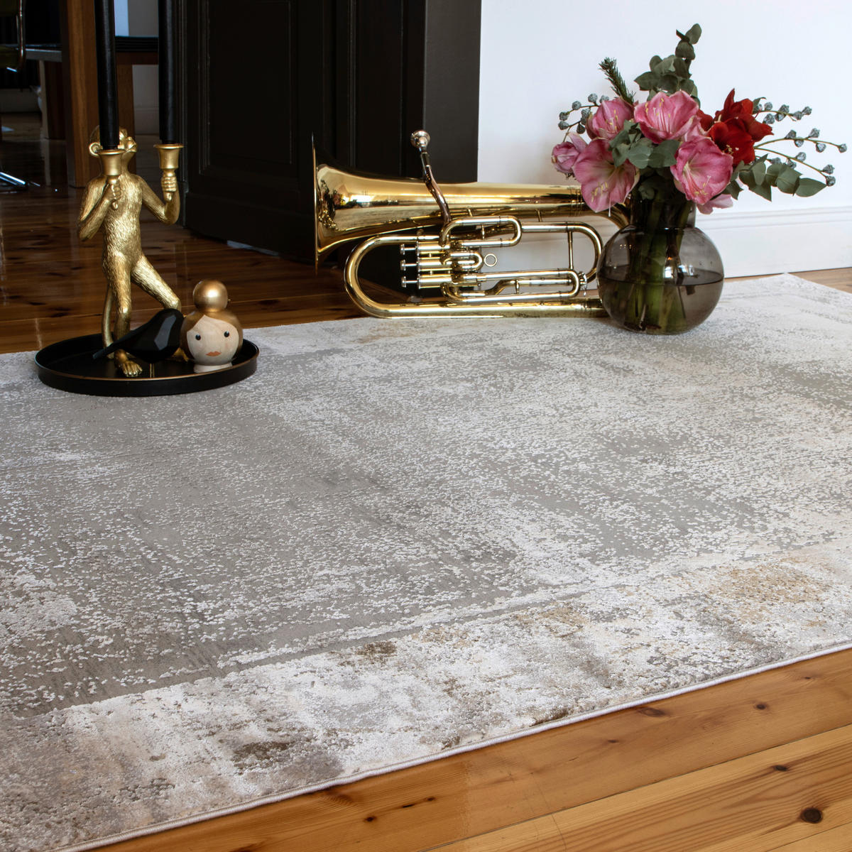 Obsession Teppich My Jewel of Obsession taupe B/L: ca. 80x150 cm My Jewel of Obsession - taupe (80,00/150,00cm) - Obsession