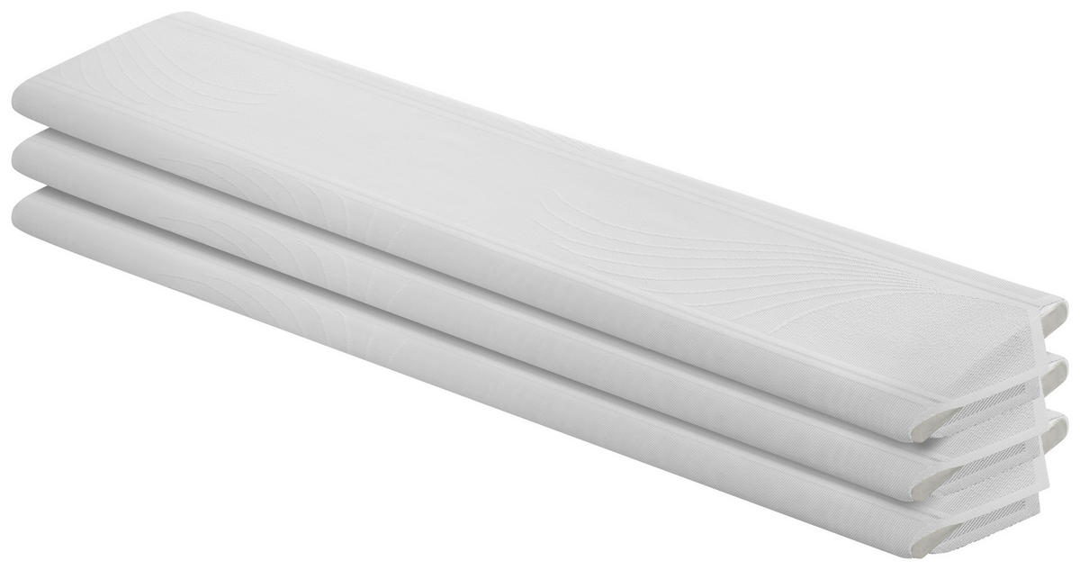 Scheibengardinen-Meterware Strahlen weiß H: ca. 120 cm Strahlen - weiß (120,00cm)