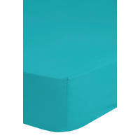 Jersey Spannbetttuch Spannbetttuch-Jersey 90x220cm - aqua (90,00/220,00cm) - Good Morning