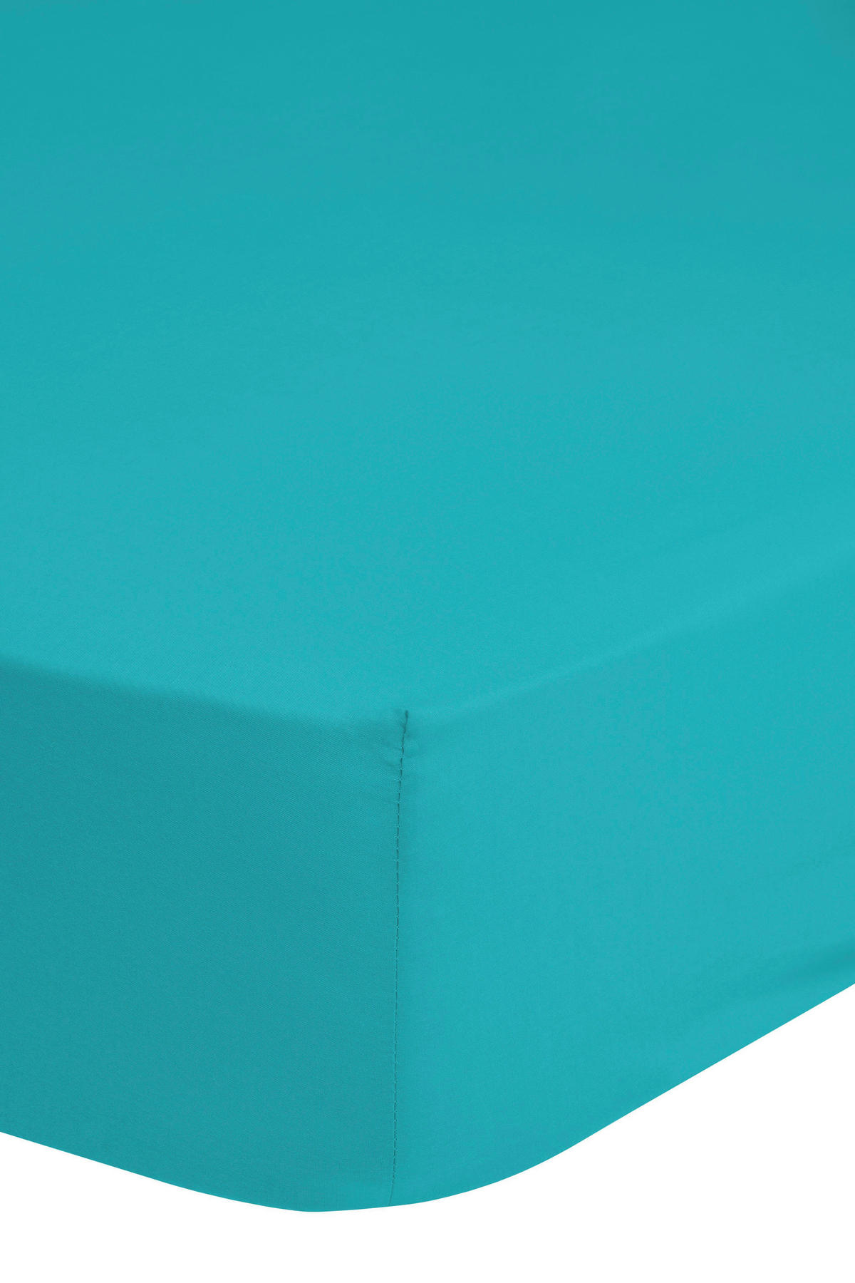 Jersey Spannbetttuch Spannbetttuch-Jersey 90x220cm - aqua (90,00/220,00cm) - Good Morning