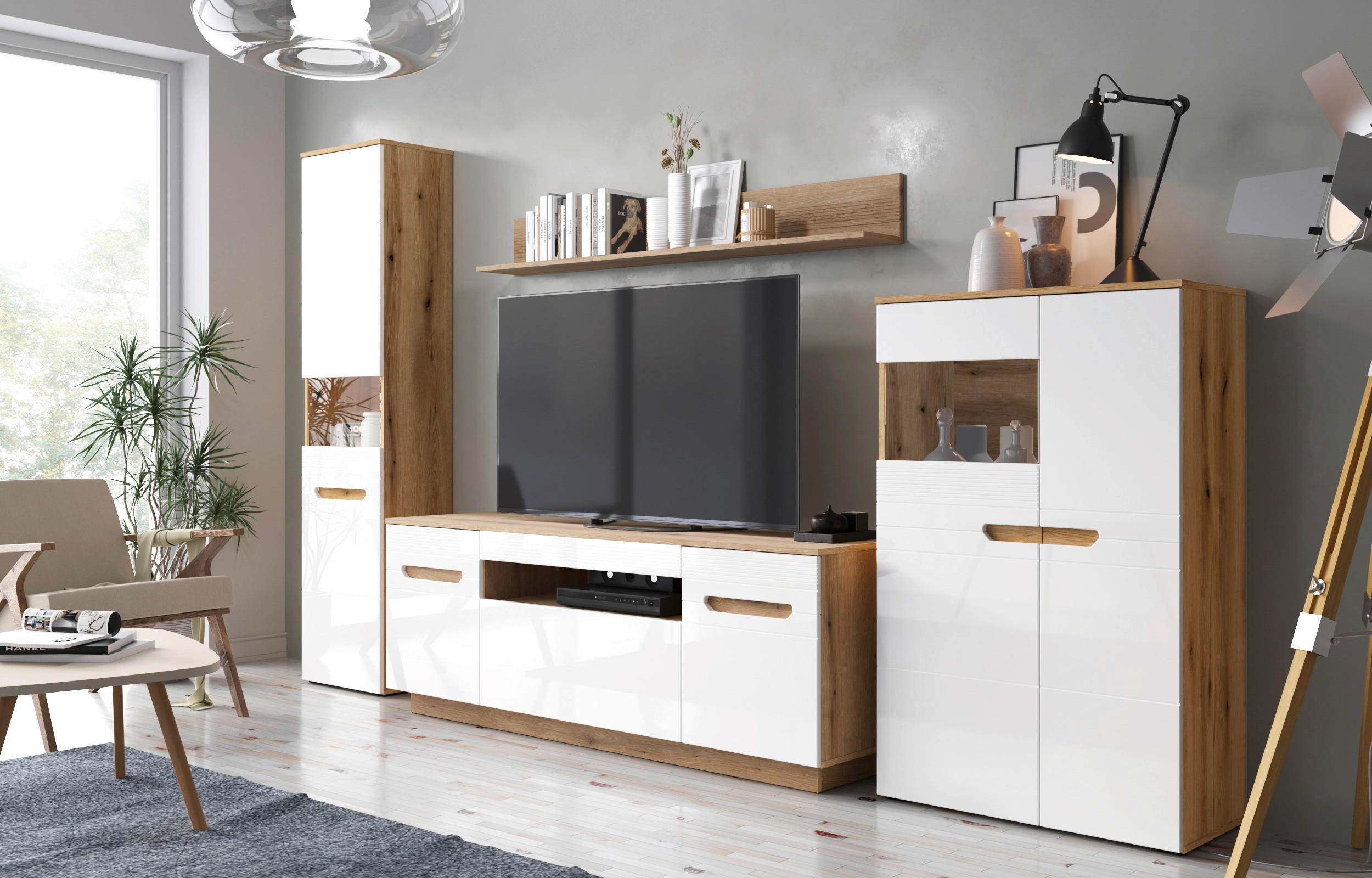 Wandboard Alana Eiche Evoke Coast Nachbildung B/H/T: ca. 160x30x19 cm Alana - Eiche (160,00/30,00/19,00cm)