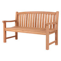 deVries Gartenbank Woodie braun Teakholz B/H/T: ca. 150x94x57 cm Woodie - braun (150,00/94,00/57,00cm) - deVries
