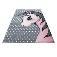 Ayyildiz Teppich KIDS pink B/L: ca. 140x200 cm KIDS - pink (140,00/200,00cm) - Ayyildiz
