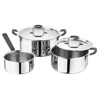 MASTERPRO Topfset FOODIES COLLECTION silber Edelstahl 5 tlg. FOODIES COLLECTION - silber - MASTERPRO