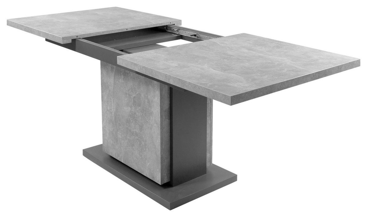 Tisch BRITTA Beton Optik anthrazit B/H/T: ca. 140x75x80 cm BRITTA - Beton/anthrazit (140,00/75,00/80,00cm) - byLIVING