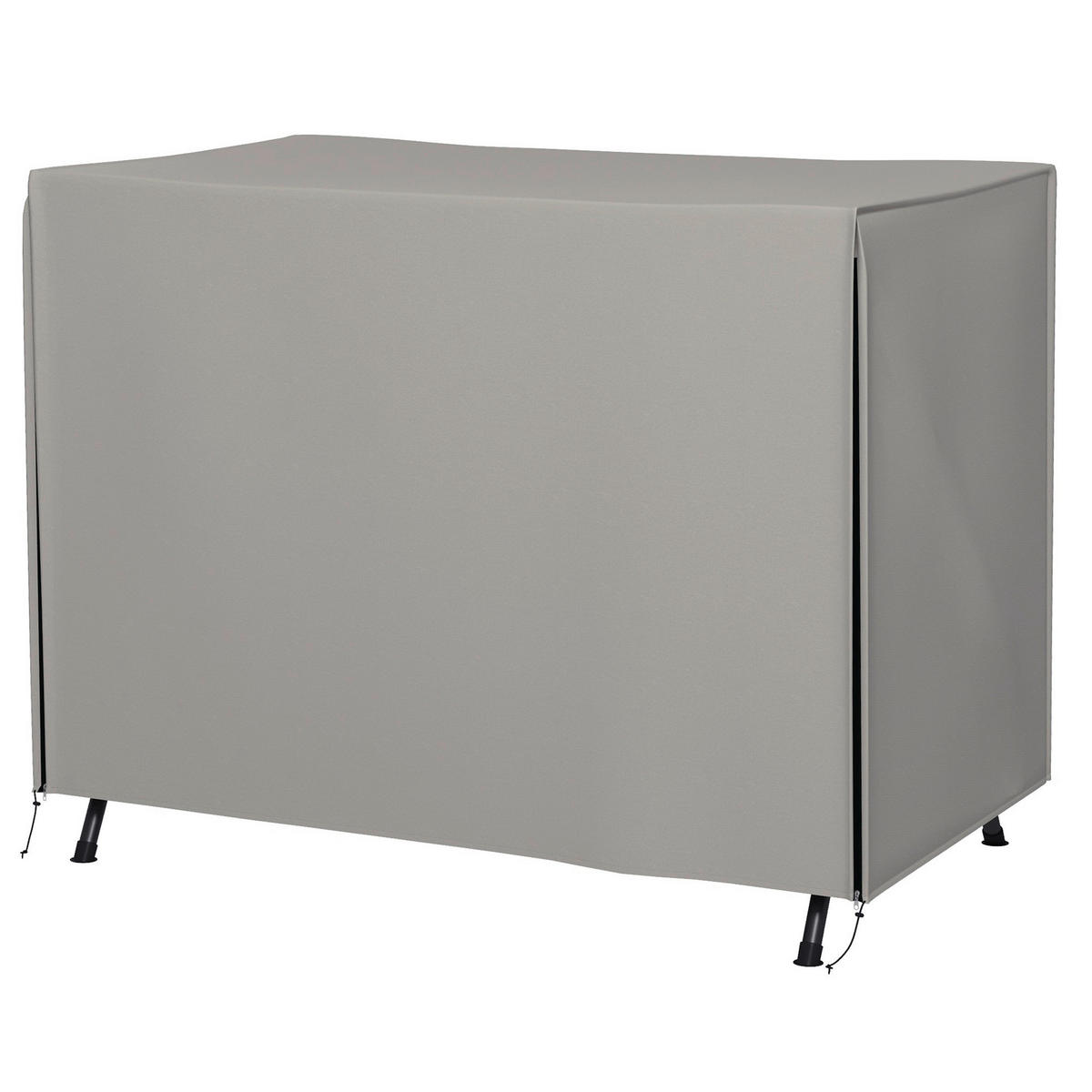 Outsunny Abdeckplane grau Polyester B/H/L: ca. 124x205x164 cm Abdeckhaube_für_Hollywoodschaukeln - grau (164,00/124,00/205,00cm) - Outsunny