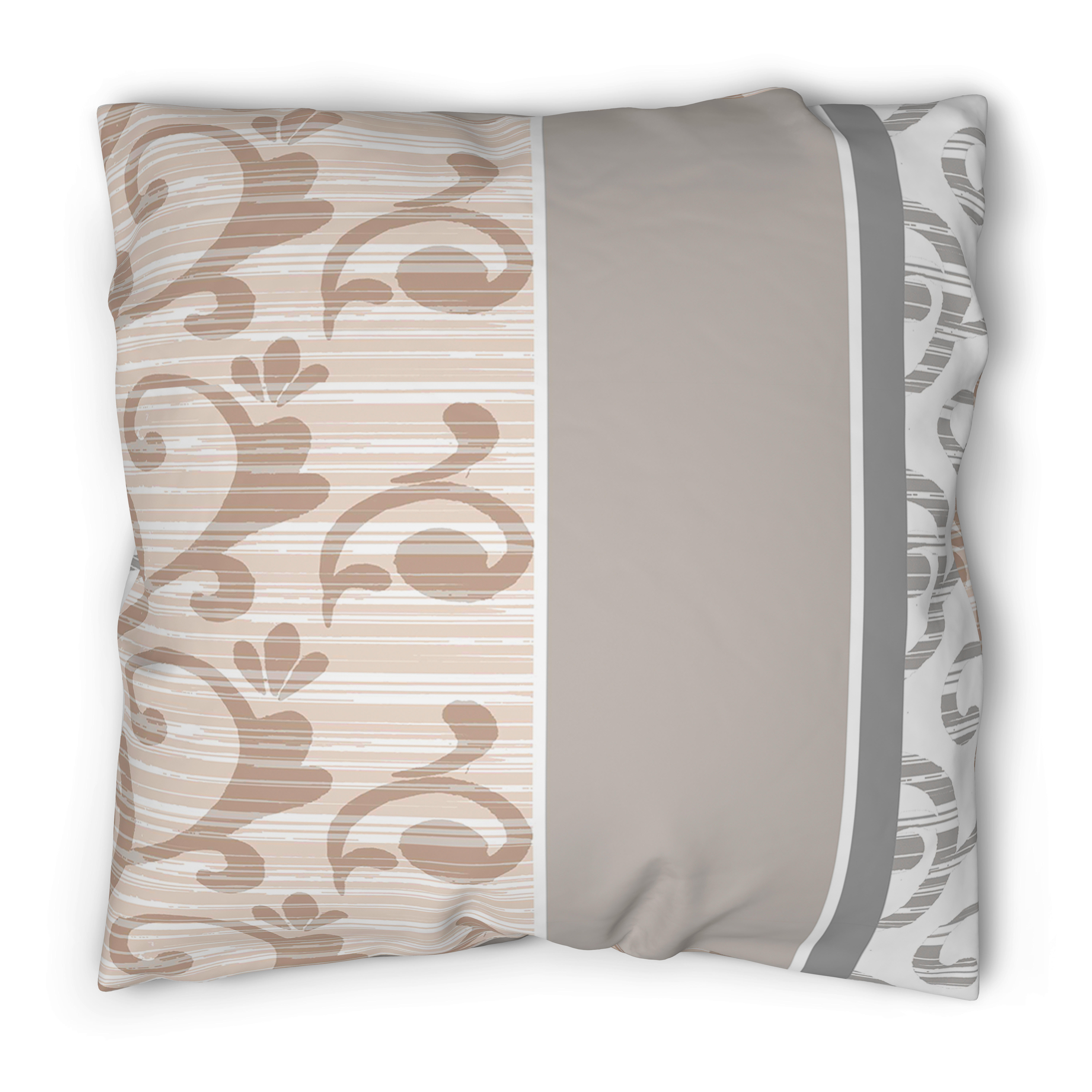 Baumwoll Bettwäsche Renforce Bettwäsche_Renforce Ranke - beige (135,00/200,00cm)