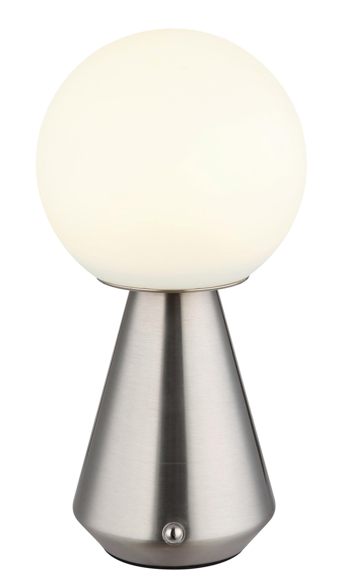 GLOBO Tischleuchte SORA - nickel matt/Opal (12,00/23,50cm) - GLOBO