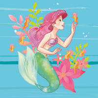 Komar Fototapete Ariel Little Friends IADX5-009 B/H: ca. 200x280 cm Ariel Little Friends IADX5-009 - (200,00/280,00cm) - Komar