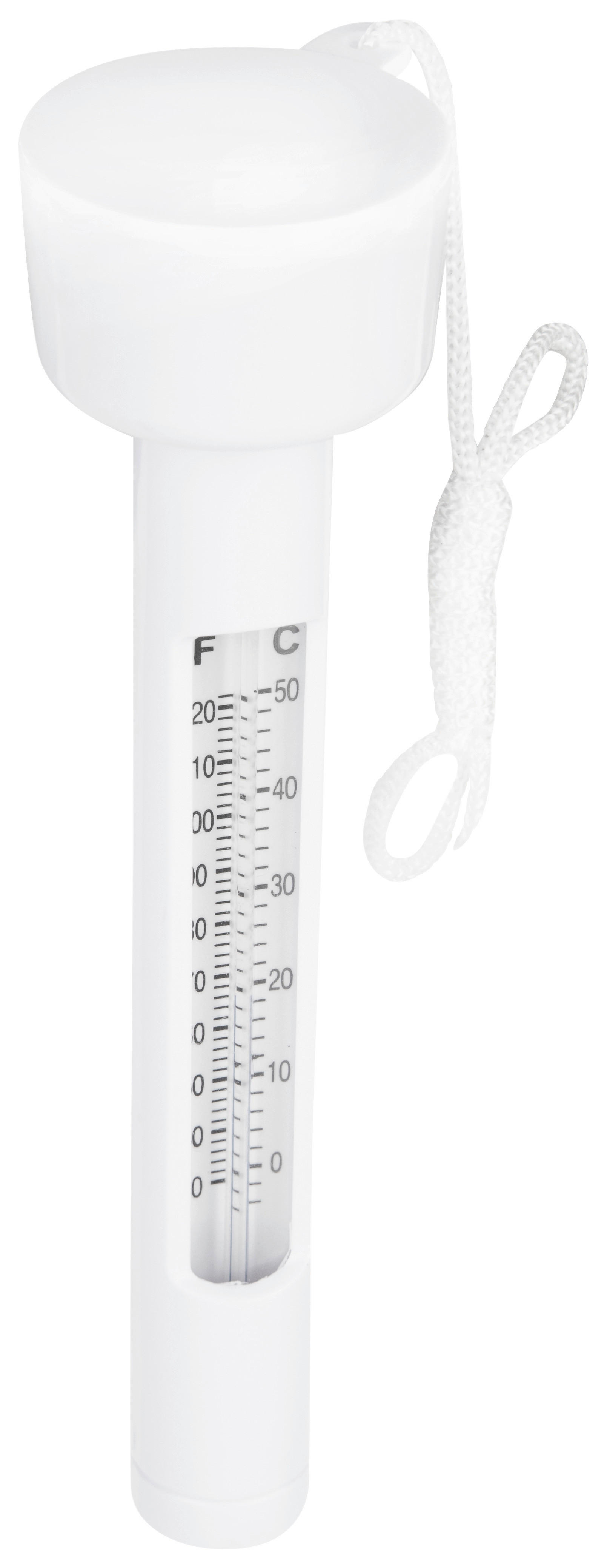 HI Schwimmbecken-Thermometer weiß Kunststoff B/H/L: ca. 5,5x18x4,5 cm Schwimmbecken-Thermometer - weiß (4,50/5,50/18,00cm)