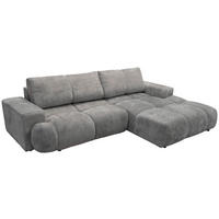 Ecksofa Rossano grau Microfaser B/H/T: ca. 288x69x187 cm Rossano - schwarz/grau (288,00/69,00/187,00cm)
