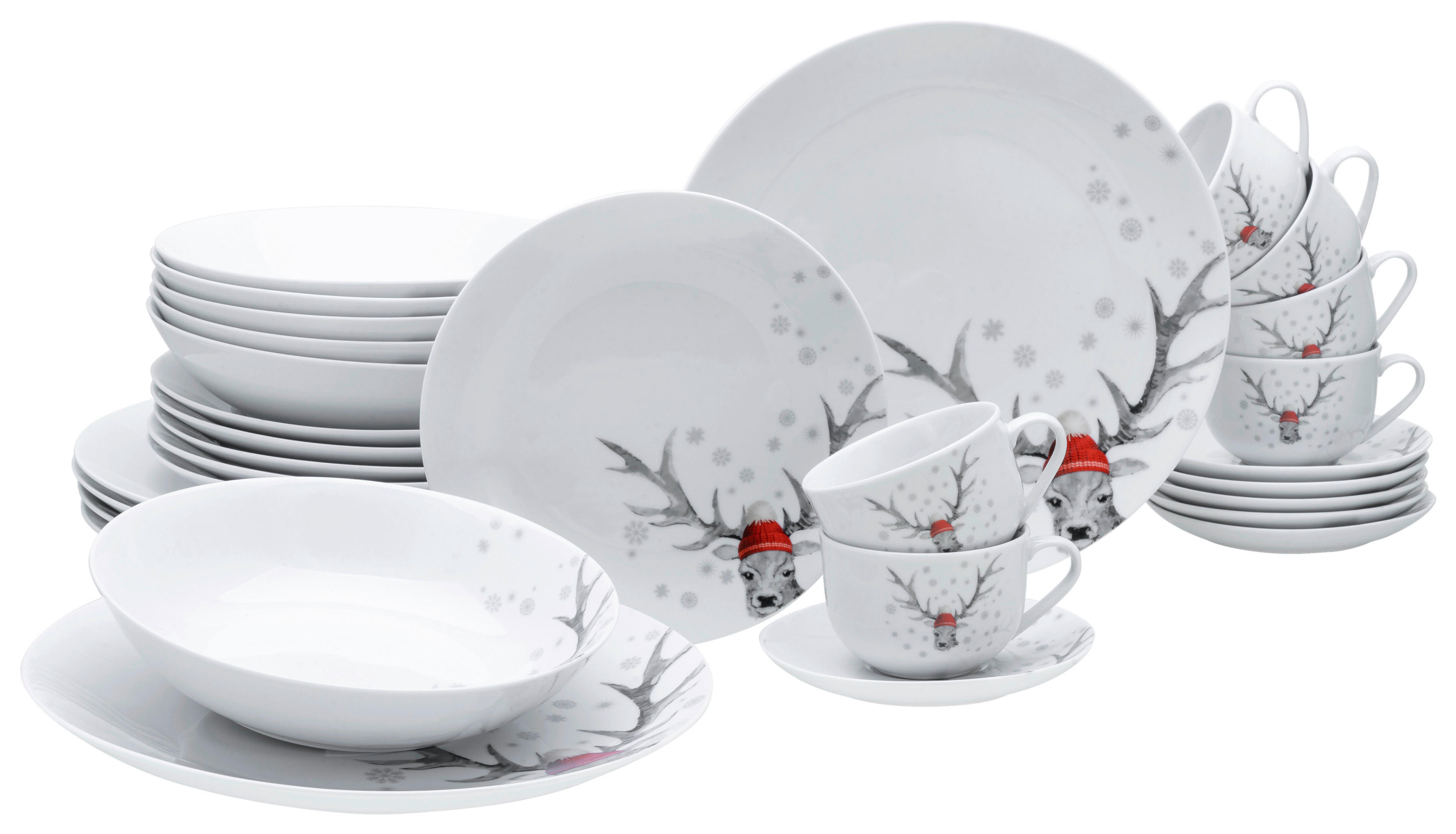 CreaTable Kombiservice Luna Hirsch Luna Hirsch - multicolor - CreaTable