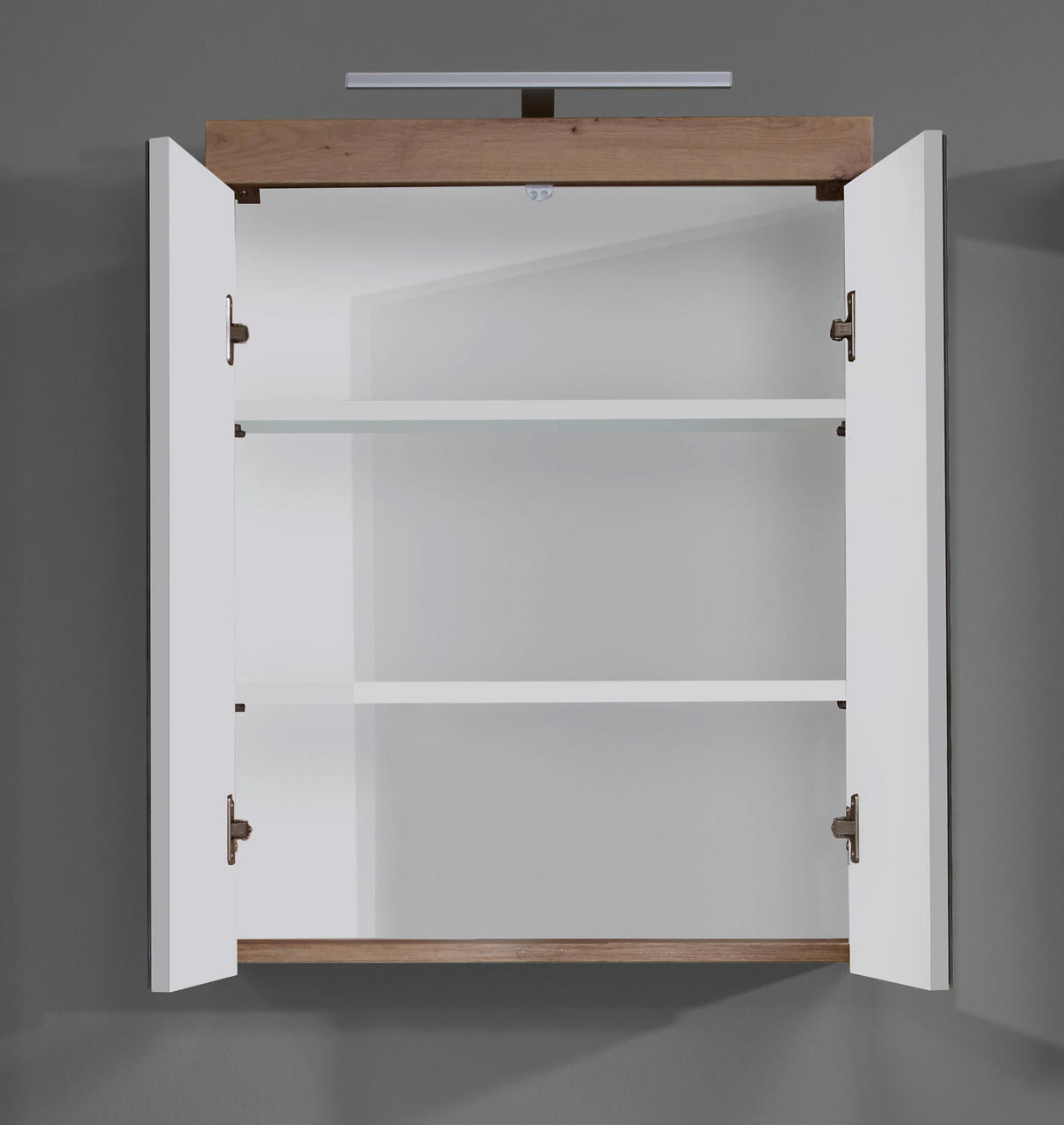 Spiegelschrank Amanda Asteiche Nachbildung B/H/T: ca. 60x77x17 cm Amanda - (60,00/77,00/17,00cm) - Trendteam