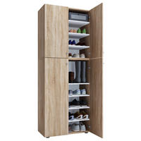 Schuhschrank Lona XXL Eiche Sonoma Nachbildung weiß Lona XXL - Eiche/weiß - VCM Möbel