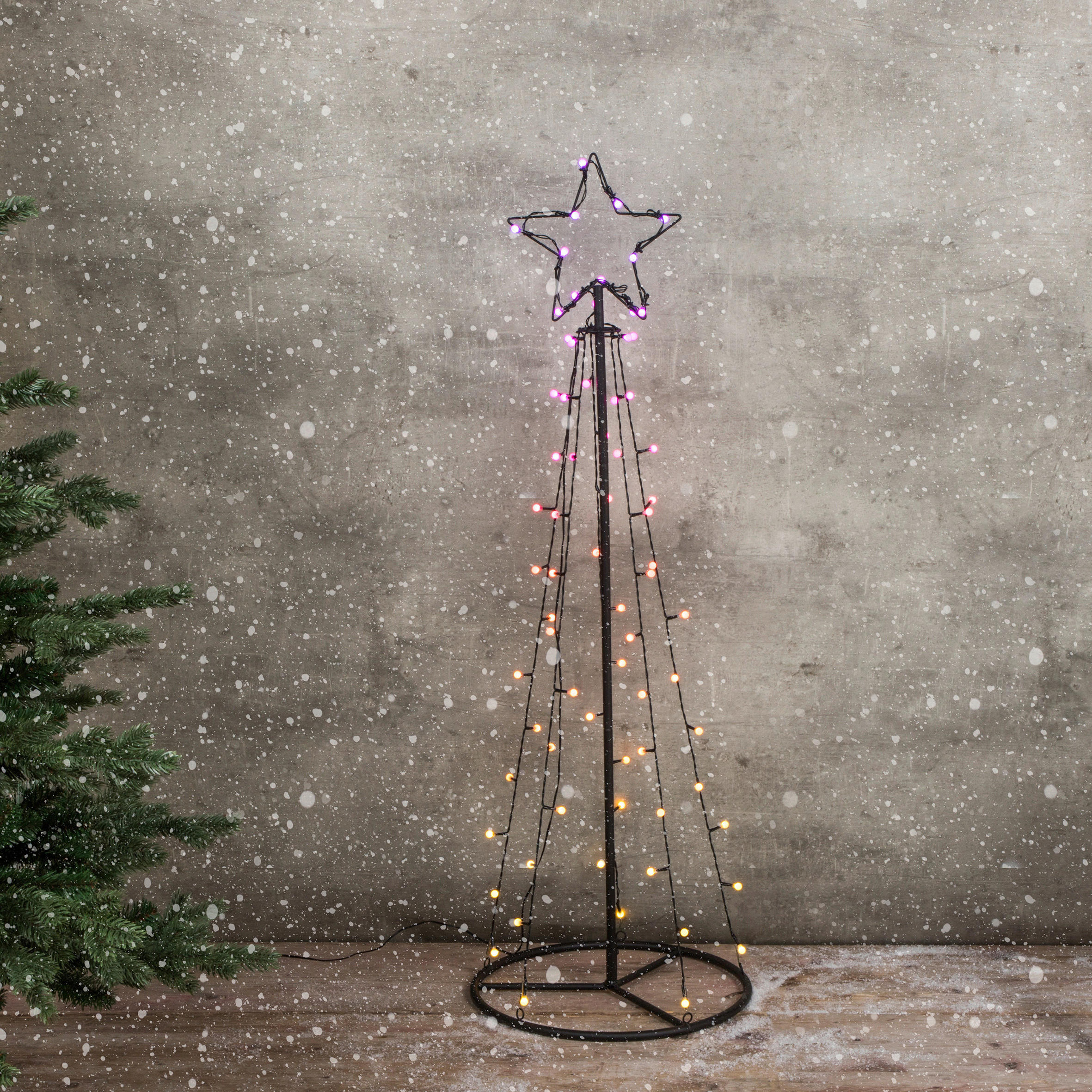 LED-Weihnachtsbaum LED_Weihnachtsbaum - schwarz (38,00/100,00cm)
