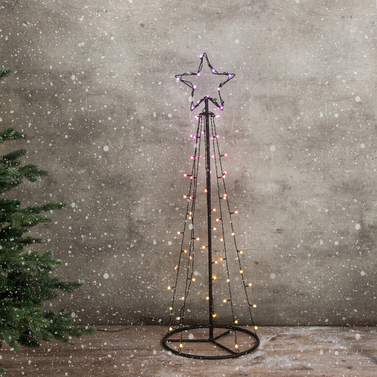 LED-Weihnachtsbaum LED_Weihnachtsbaum - schwarz (38,00/100,00cm)