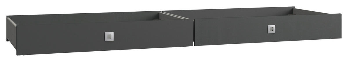 Bettschubkästen Liverpool Graphit B/H/T: ca. 100x16x60 cm Liverpool - Graphit (100,00/16,00/60,00cm)